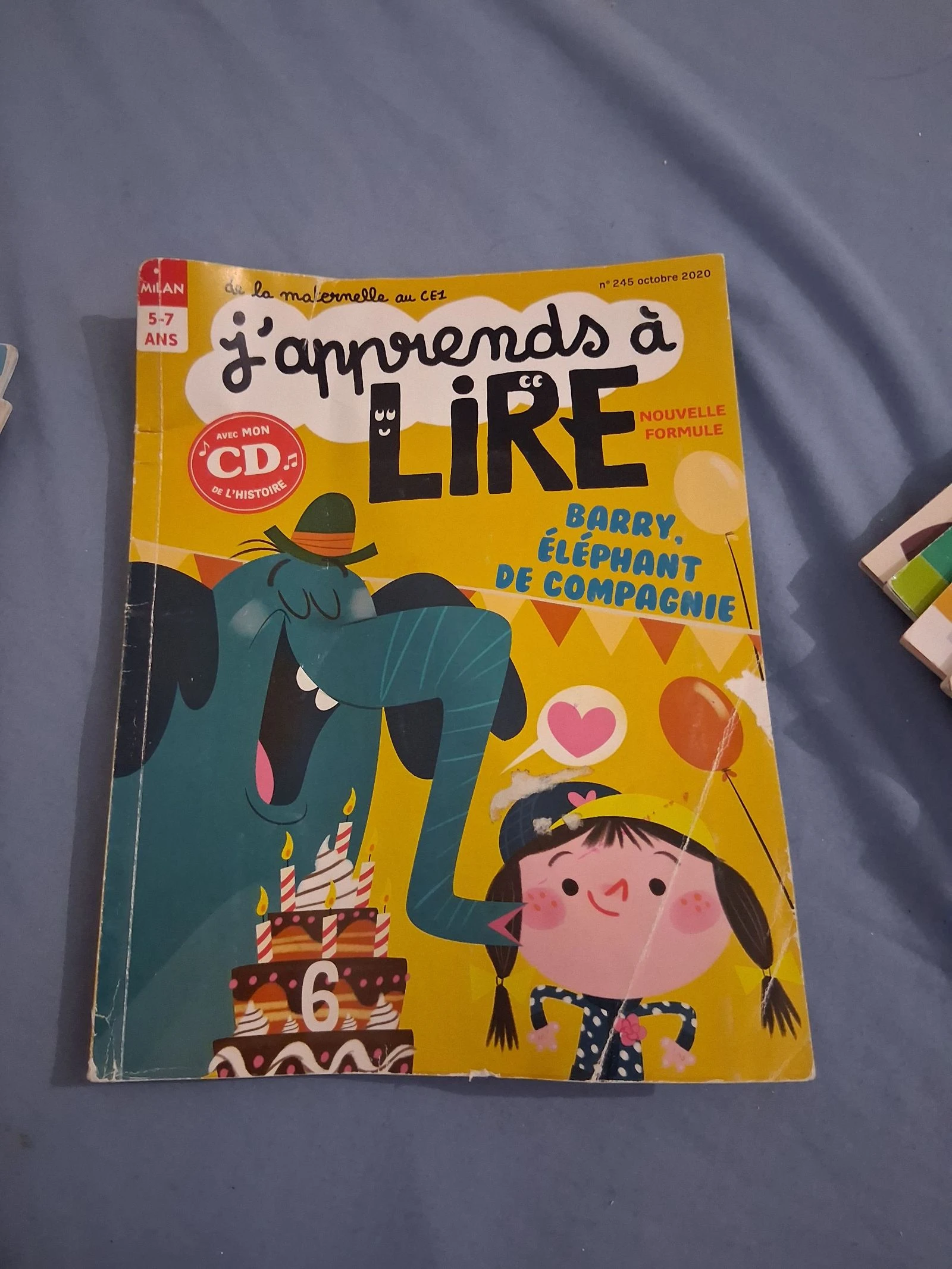 J'apprends a lire ( barry éléphant de compagnie)